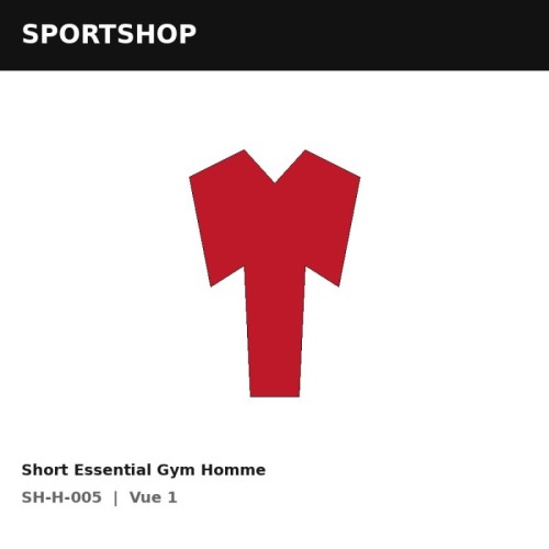 Short Essential Gym Homme