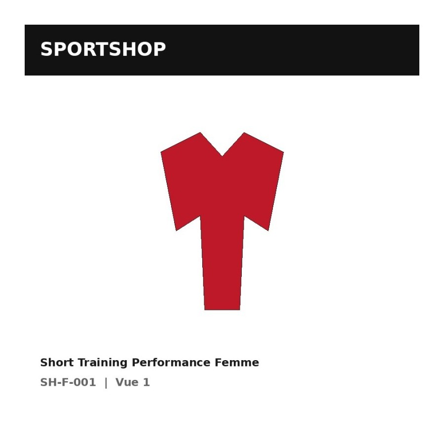 Short Training Performance Femme