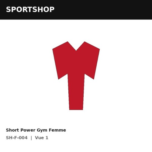 Short Power Gym Femme