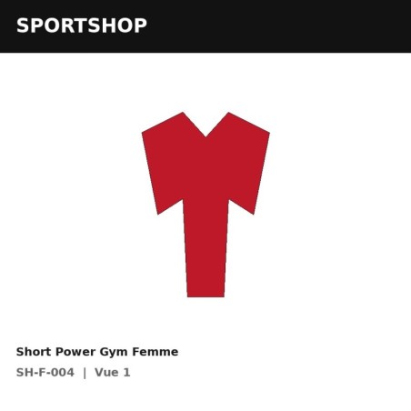 Short Power Gym Femme