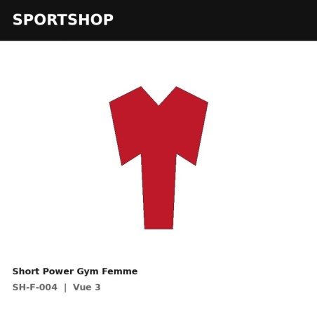 Short Power Gym Femme