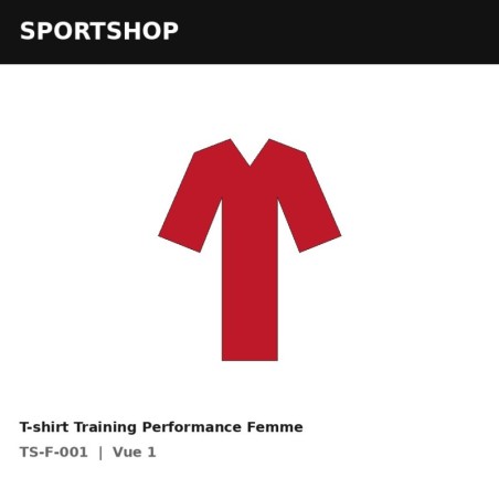 T-shirt Training Performance Femme