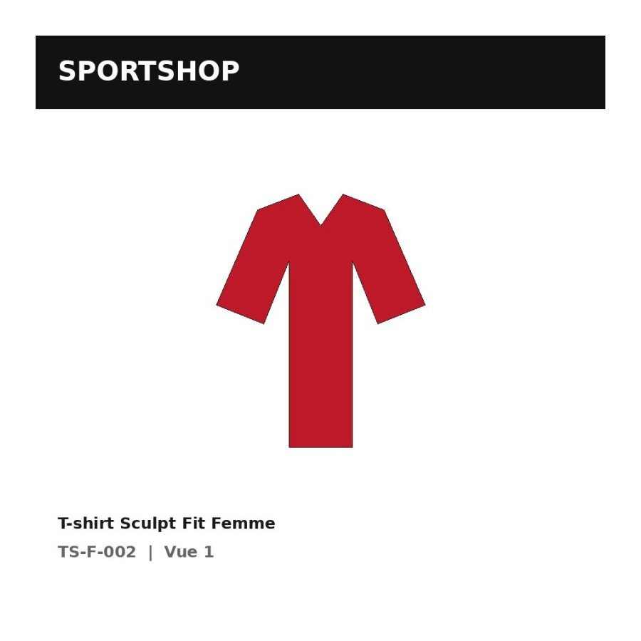 T-shirt Sculpt Fit Femme