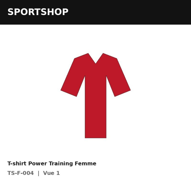T-shirt Power Training Femme