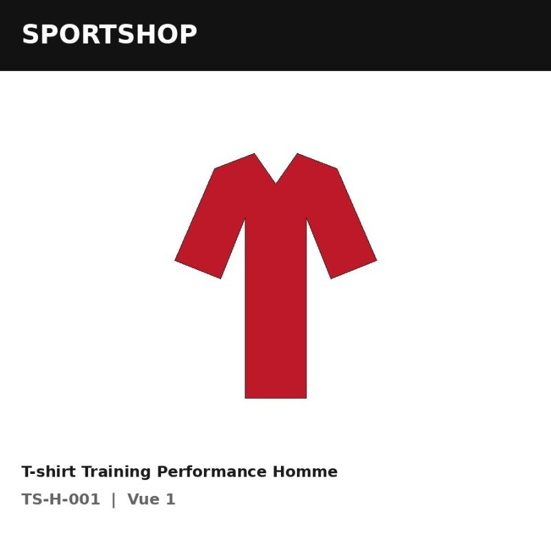 T-shirt Training Performance Homme