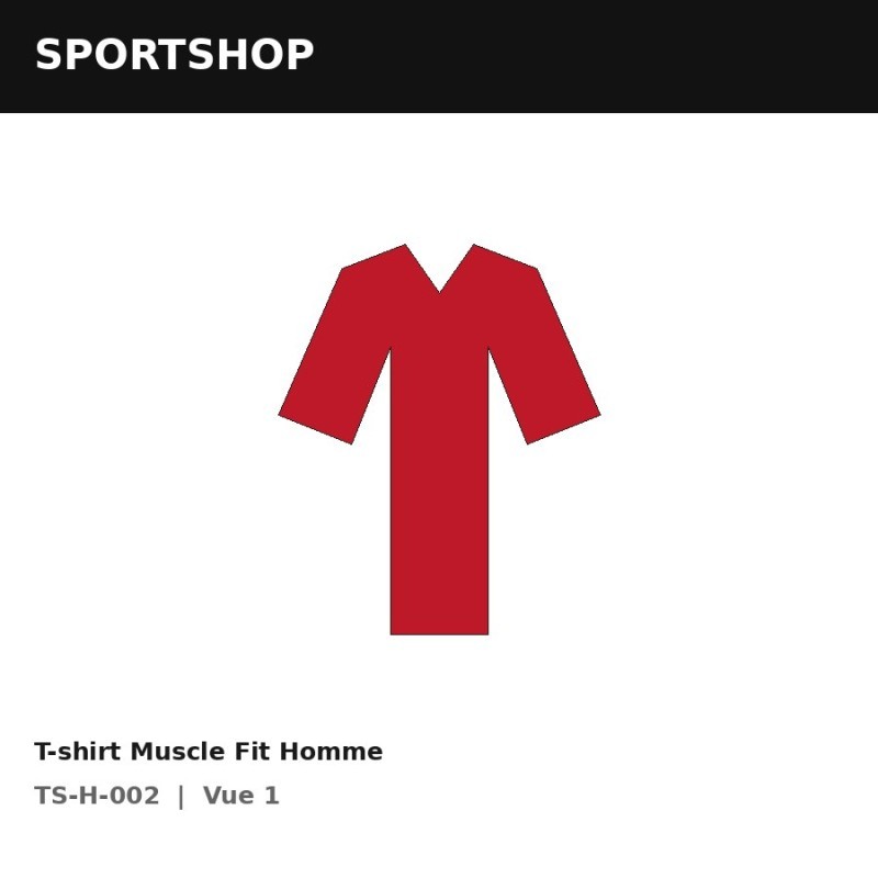 T-shirt Muscle Fit Homme