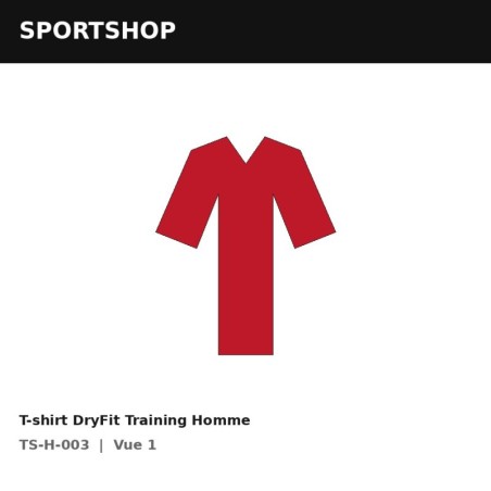 T-shirt DryFit Training Homme